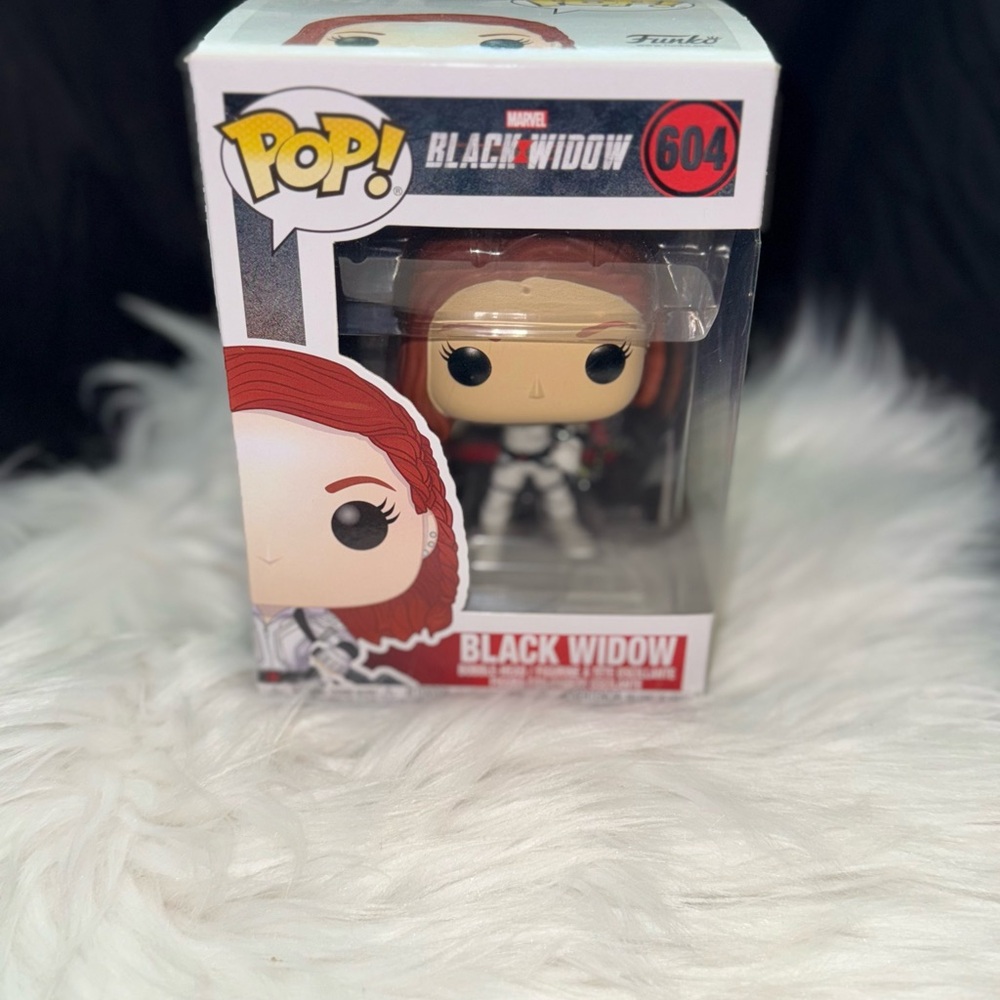 Marvel Pop! Black Widow with Red Hair and Black Suit